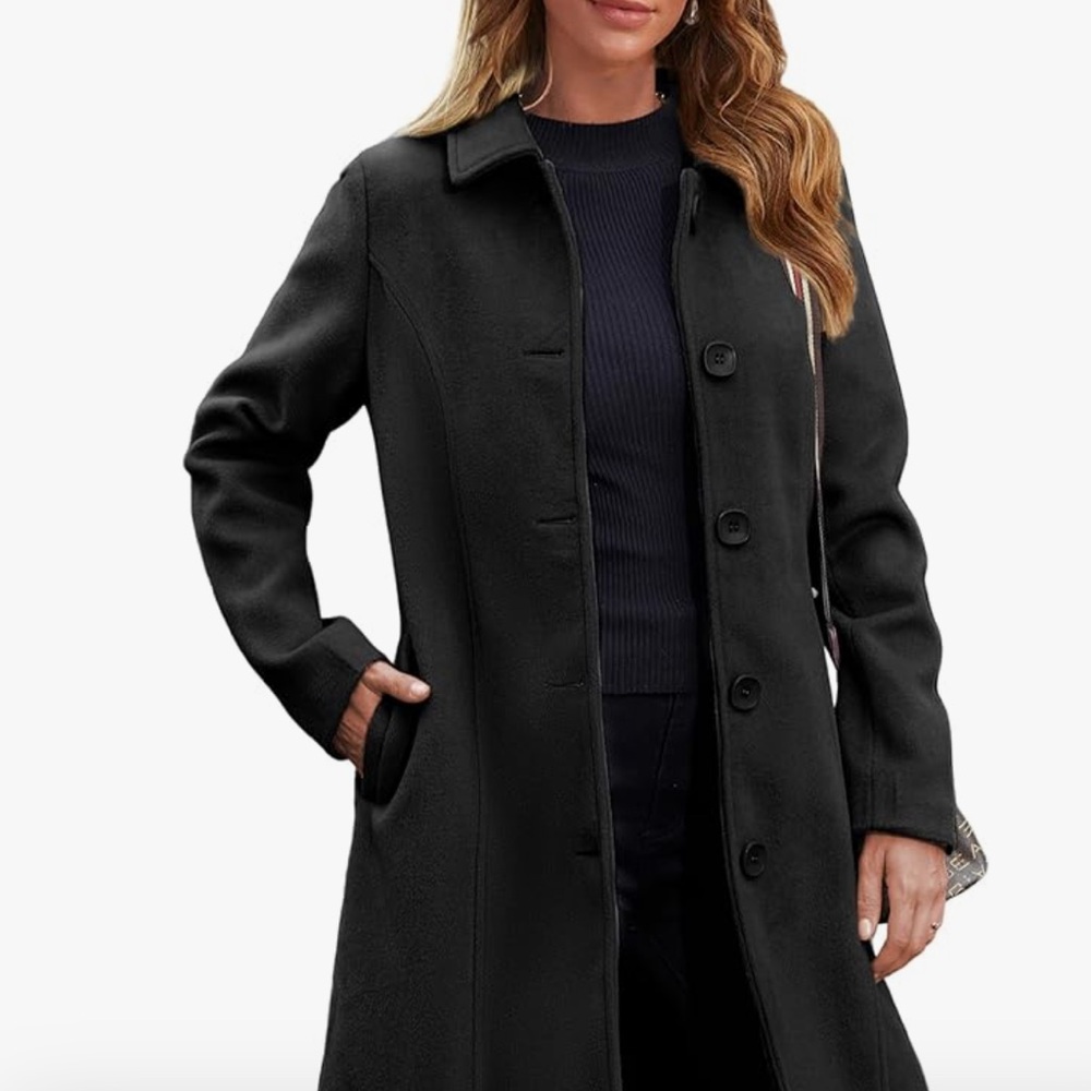 Body Central long coat size S